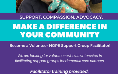 Volunteer with HOPE Dementia Support